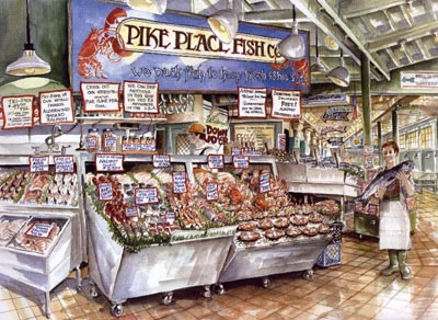 Pike Place Fish  Limited Edition Print