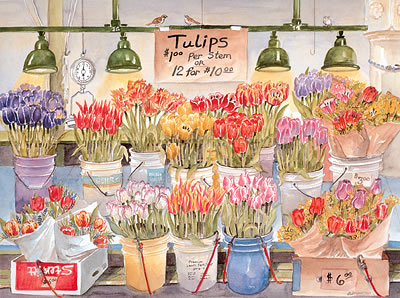 Tulips Limited Edition Print