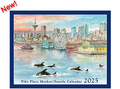 2025 Calendar - Pike Place Market / Seattle