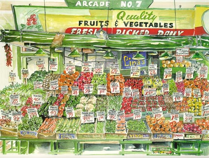 Lina's Produce Limited Edition Print