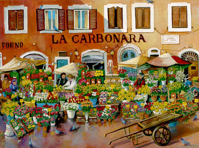 Campo Del Fiori, Rome Limited Edition Print