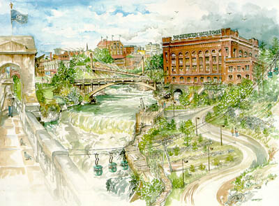 Spokane Limited Edition Print