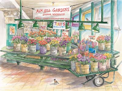 Alm Hill Gardens of Everson, WA - Limited Edition Print