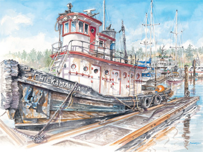 Chickamagua, Eagle Harbor. WA - Limited Edition Print