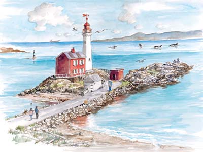 Fisgard Lighthouse - Canada - Limited Edition Print