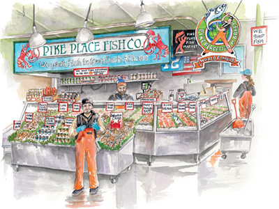 Pike Place Fish - Limited Edition Print