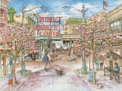 Pike Place Market Limited Edition Print