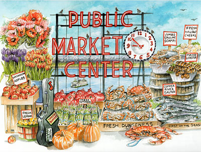 Pike Place Market - Limited Edition Print