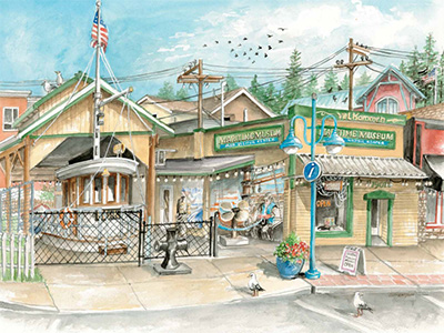 <h6>New!</h6> Poulsbo's Maritime Museum - Limited Edition Print