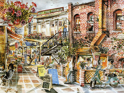 Post Alley Market  Limited Edition Print