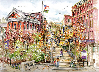 UW Tacoma Limited Edition Print