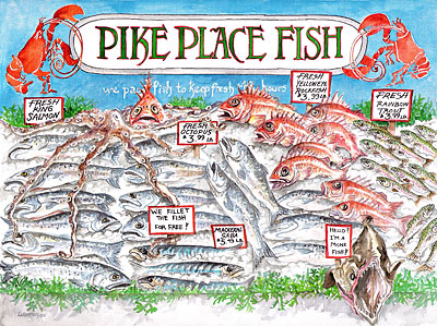 Pike Place Fish Co. Limited Edition Print