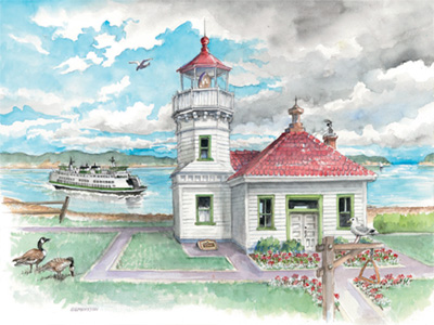 Mukilteo Lighthouse - Limited Edition Print