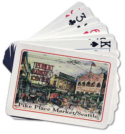 Pike Place Market / Seattle Playing Cards