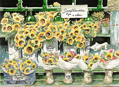 San Andres Sunflowers, Limited Edition Print